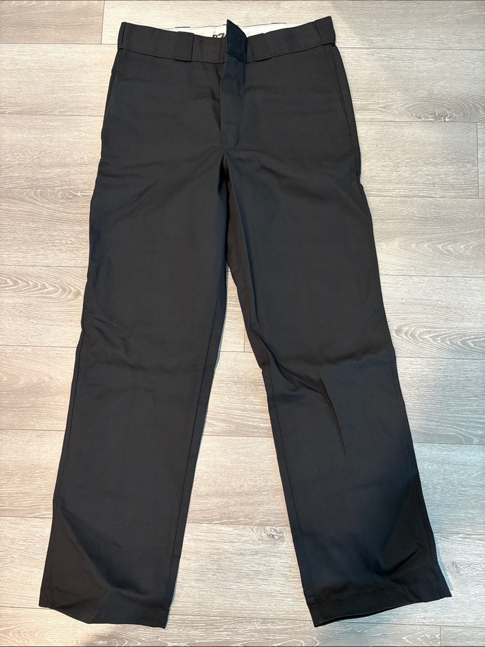Men's Black Dickies Pants - Straight Leg